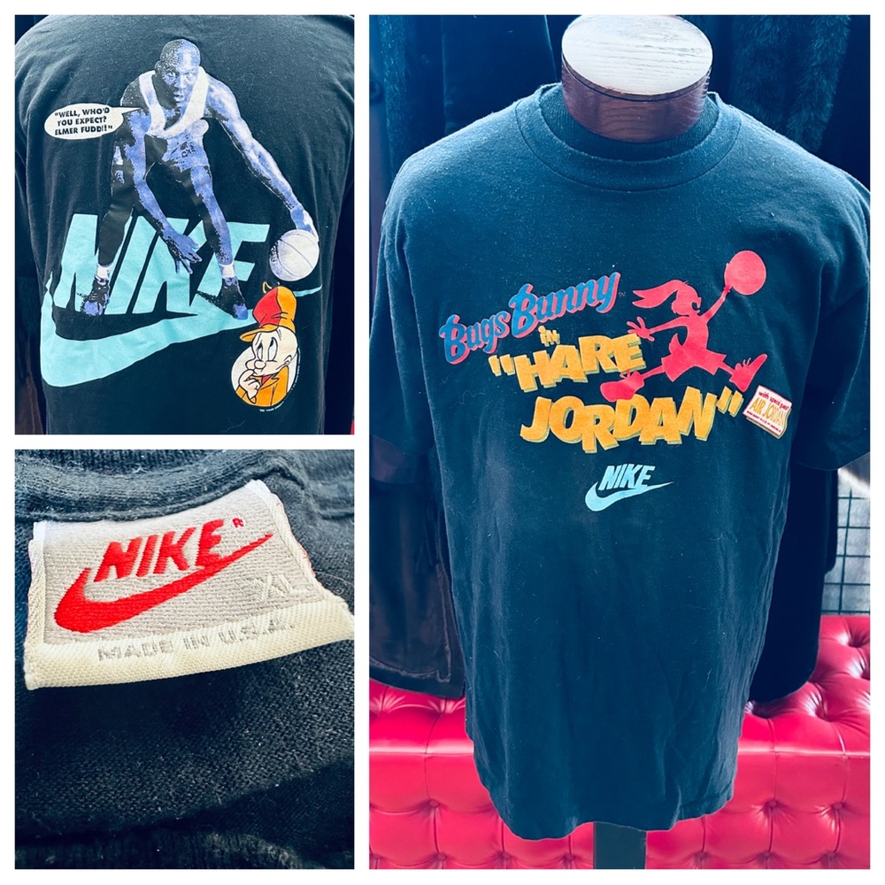 VINTAGE “HARE JORDAN" 90s NIKE X LOONEY TUNES MICHAEL JORDAN SPACE JAM Tshirt